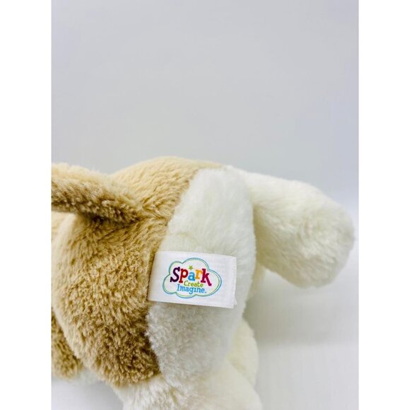 Spark Create Imagine Dog Plush Tan & White Puppy  Shiba Inu, Corgi, Husky  12” - Picture 7 of 8